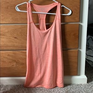 Pink racer back tank